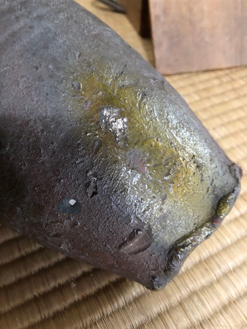 古い南蛮の壺 鬼の腕 骨董民芸茶道具花器