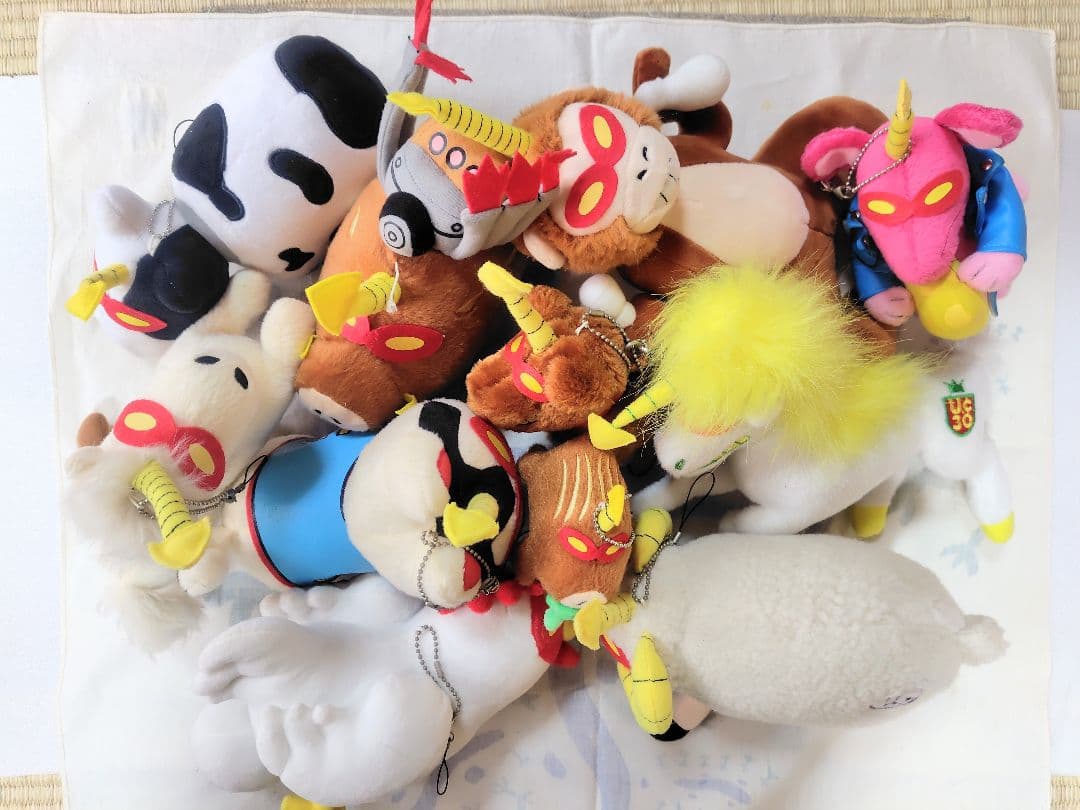 ユニコーン　干支コーンぬいぐるみ10体セット