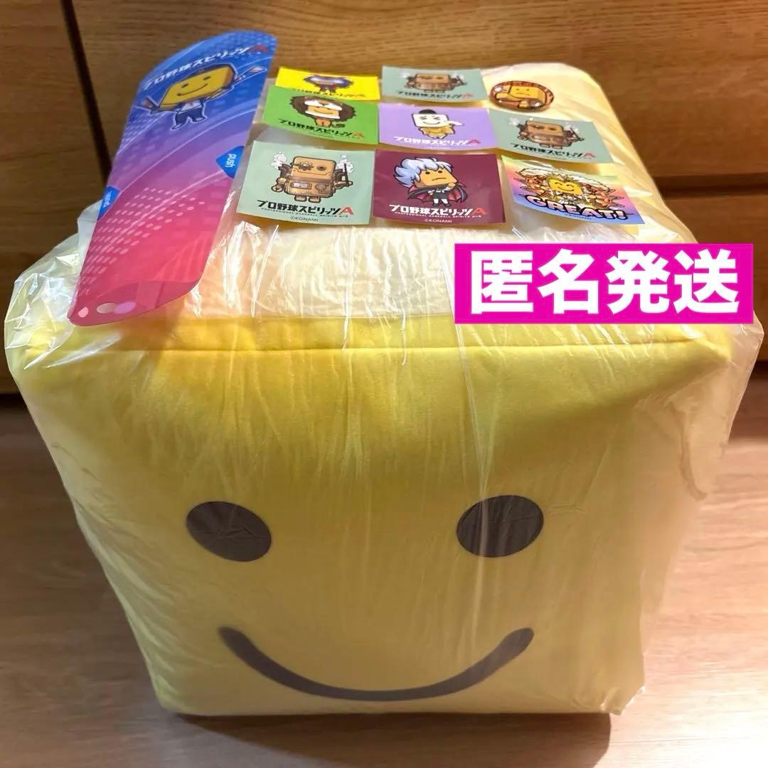 非売品　コナミ　プロスピA　調子くんクッション　シール　缶バッチ　ファンフェスタ