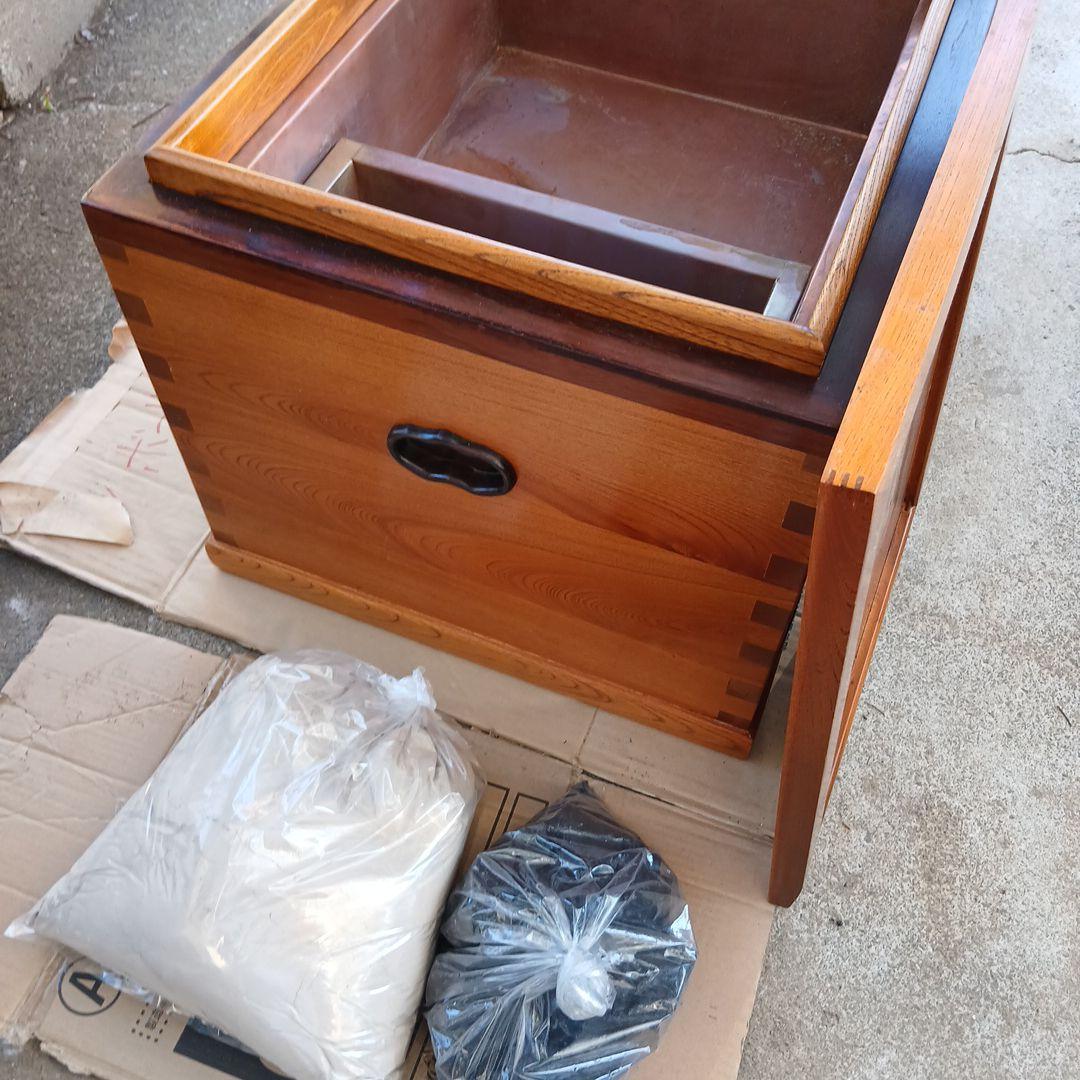 レトロ⭐️無垢材天然木高級囲炉裏いろり⭐️