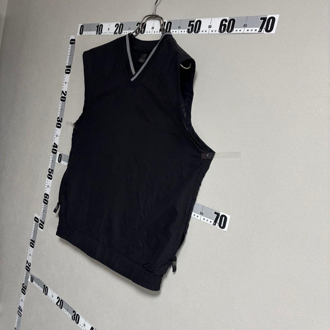 NIKE GOLFナイキ ゴルフ ベスト ジャケットｖネック ウェアー 黒 L