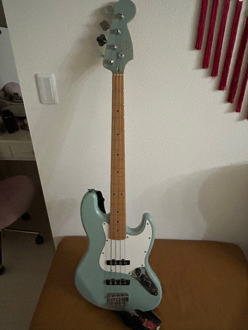 【うーも】エレキベース ミントグリーン