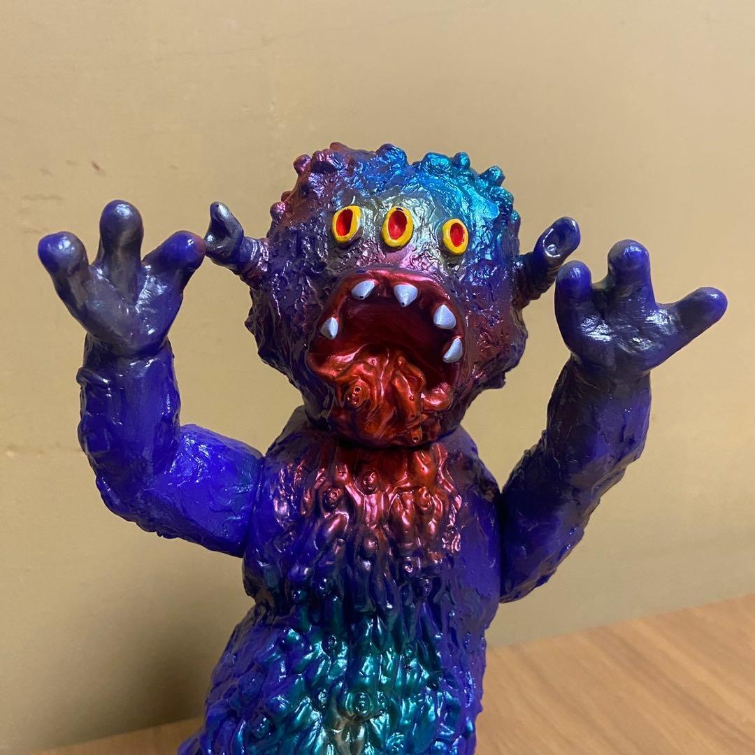 エレガブ　ドクロ　ヒトゴミラ　6期　ドクロ太郎　紫成型　ソフビ 5452