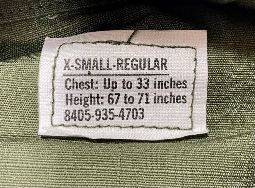 未使用‼️X-SMALL-REGLAR ジャングル・ファティーグ　4th