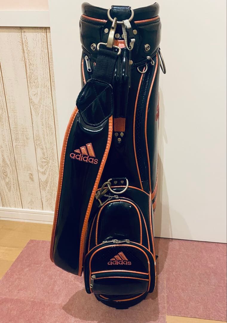 adidas キャディバッグ ブラック ピンク レディース ゴルフ アディダス