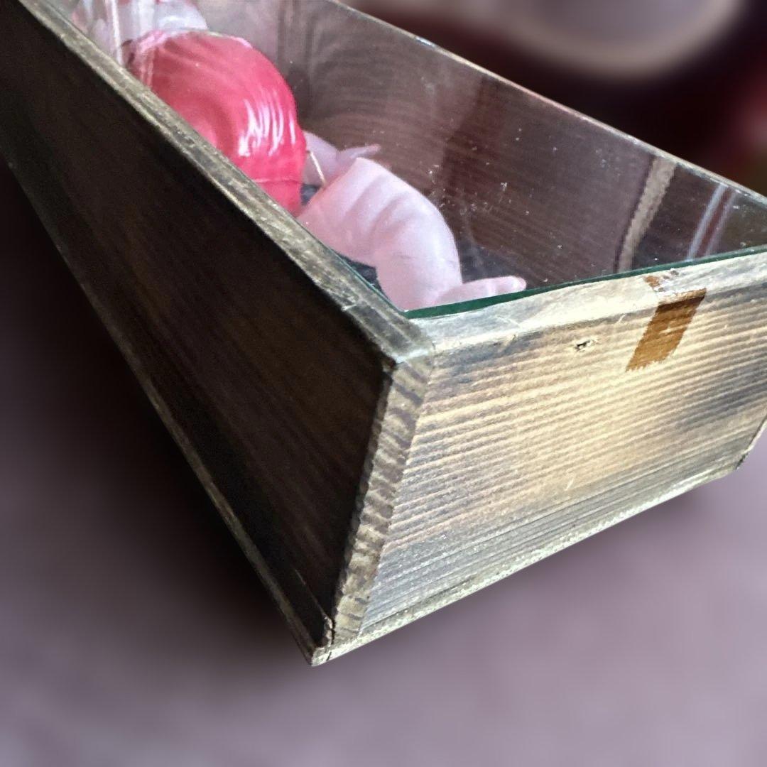 お値下げ❣️木箱入りヴィンテージ ピンク 赤ちゃん人形セルロイド