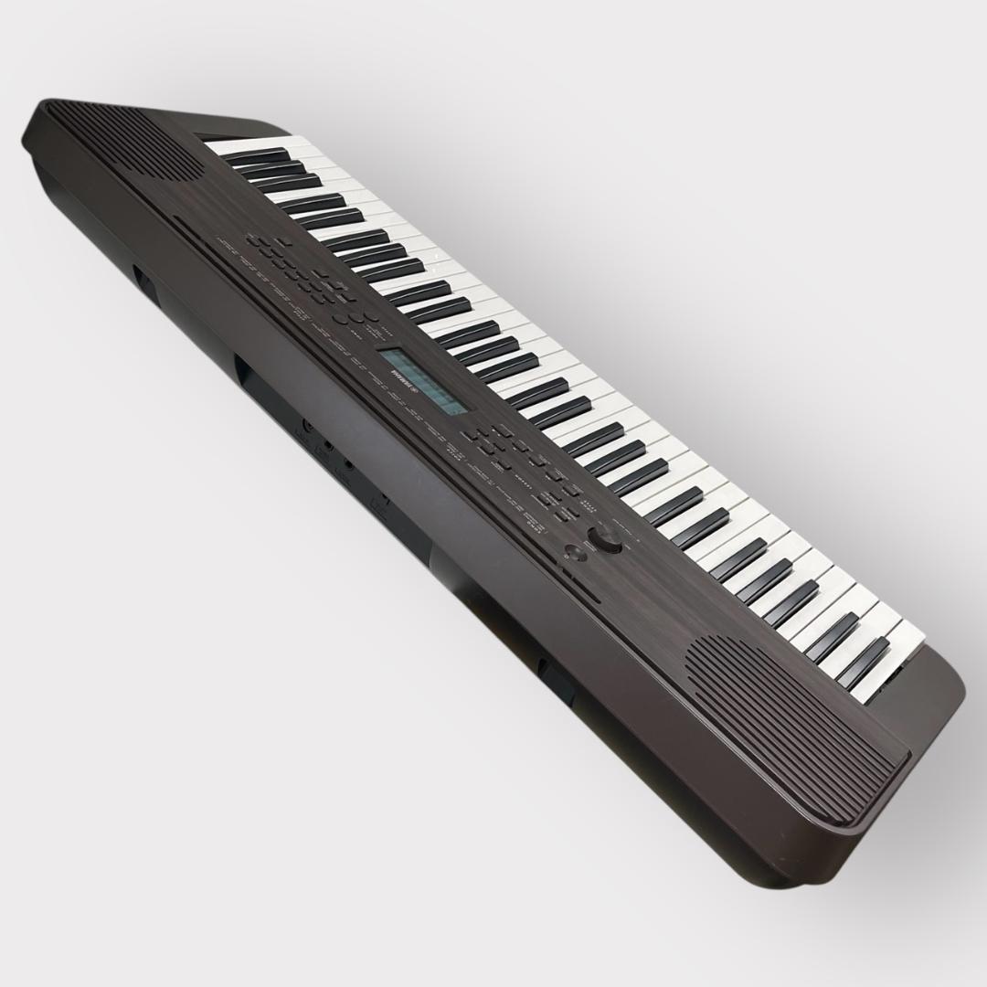 ヤマハ ポータブルキーボード 61鍵盤 ダークウォルナット PSR-E360DW