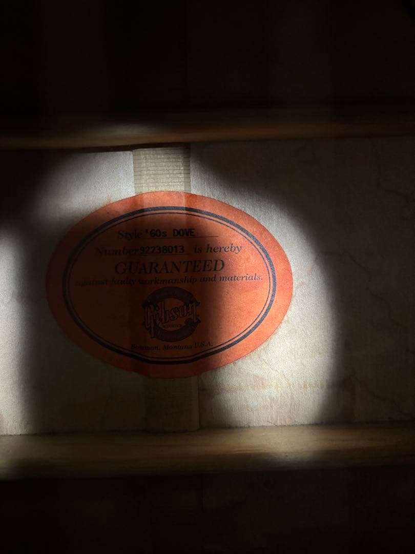 ギター Gibson 60's Dove