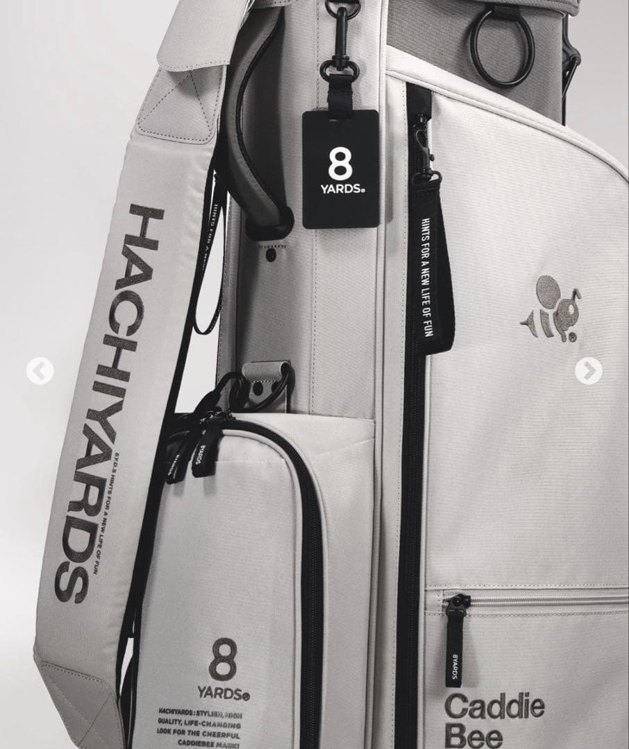 8YARDS ハチヤーズ キャディバッグ スタンド グレージュ
