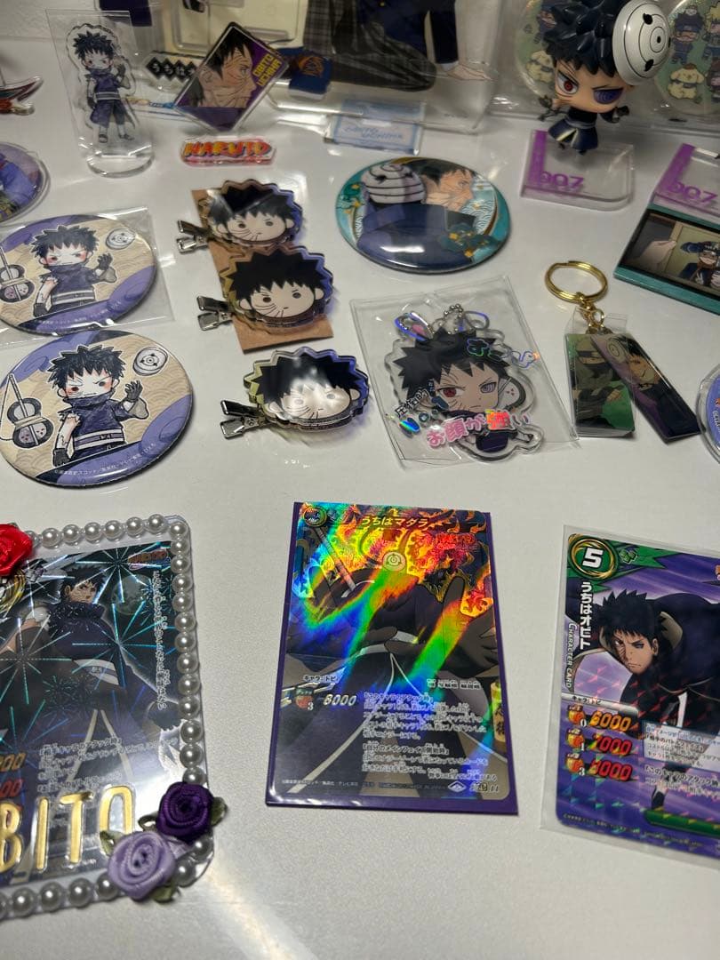 NARUTO ナルト　NARUTO展　うちはオビト　トビ　うちはマダラ　缶バッジ