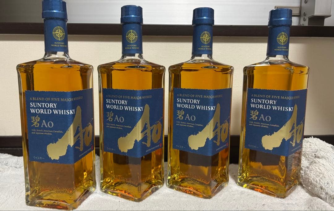 サントリー ワールドウイスキー 碧 Ao 43% 700ml 4本セット