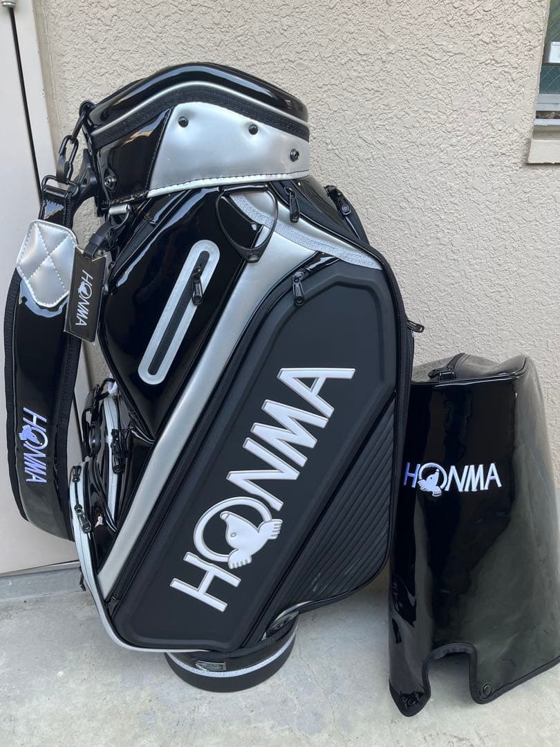 超美品！HONMA 　ホンマキャディバッグ CB12303 ブラック　2023年