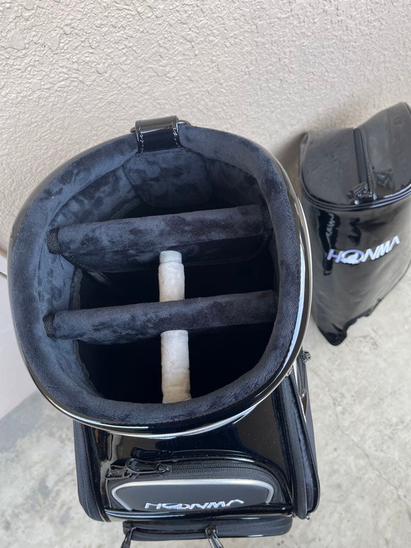超美品！HONMA 　ホンマキャディバッグ CB12303 ブラック　2023年