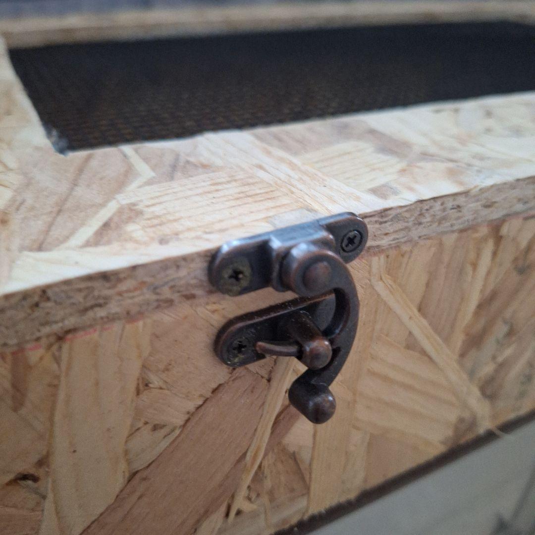 温室度計内臓！OSB木製ケージ600(未使用)