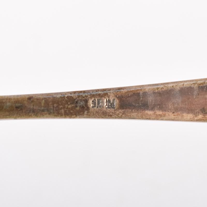 銀製　花刻　スプーン　3点　合計約47g　ケース付　N　6987