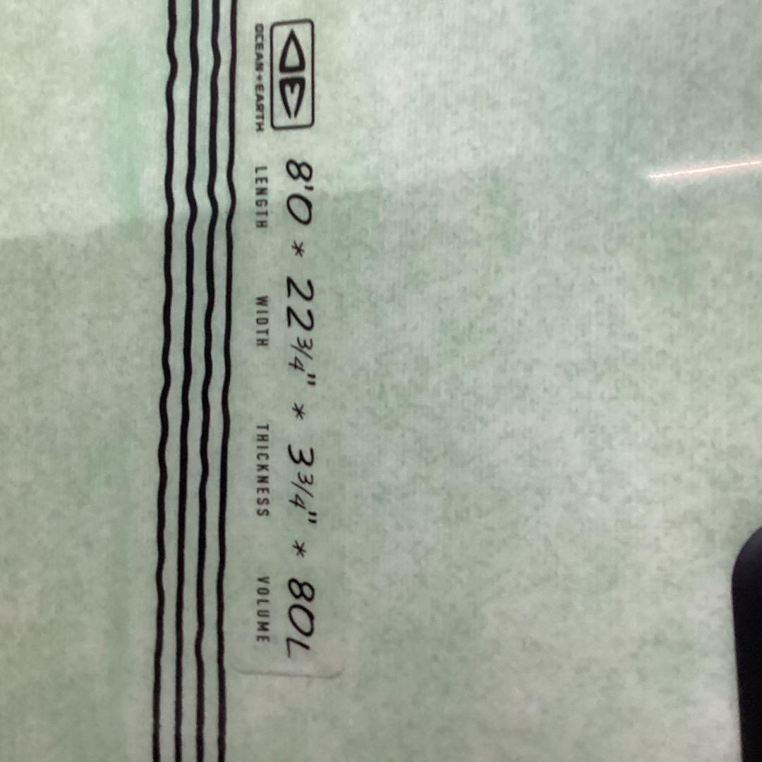 誰でも乗れる新品格安オーシャンアースイージーライダーソフトボードグリーン8'0