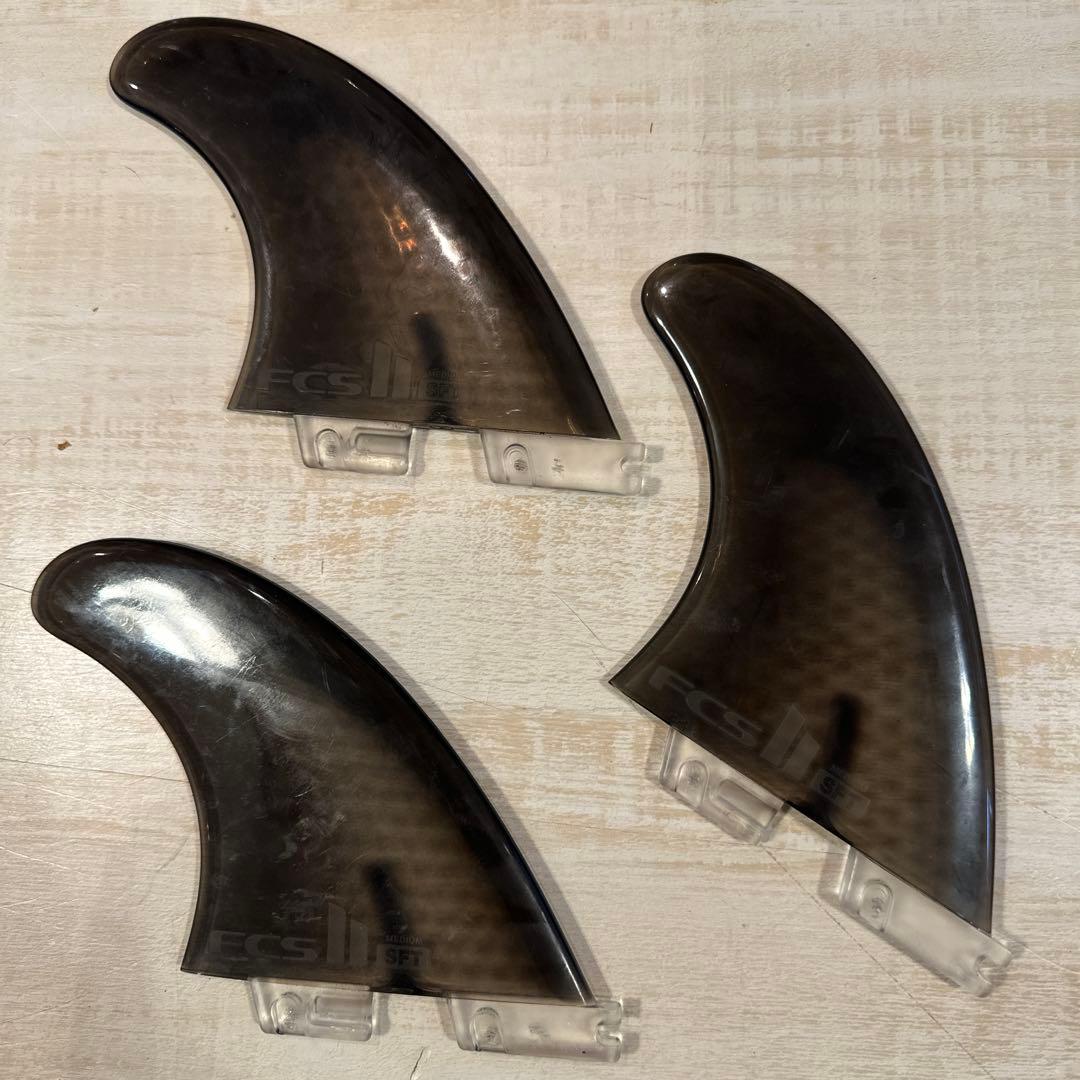 FCS Ⅱ FCS2 SFT M サーフボードフィン　ソフト　トライフィン