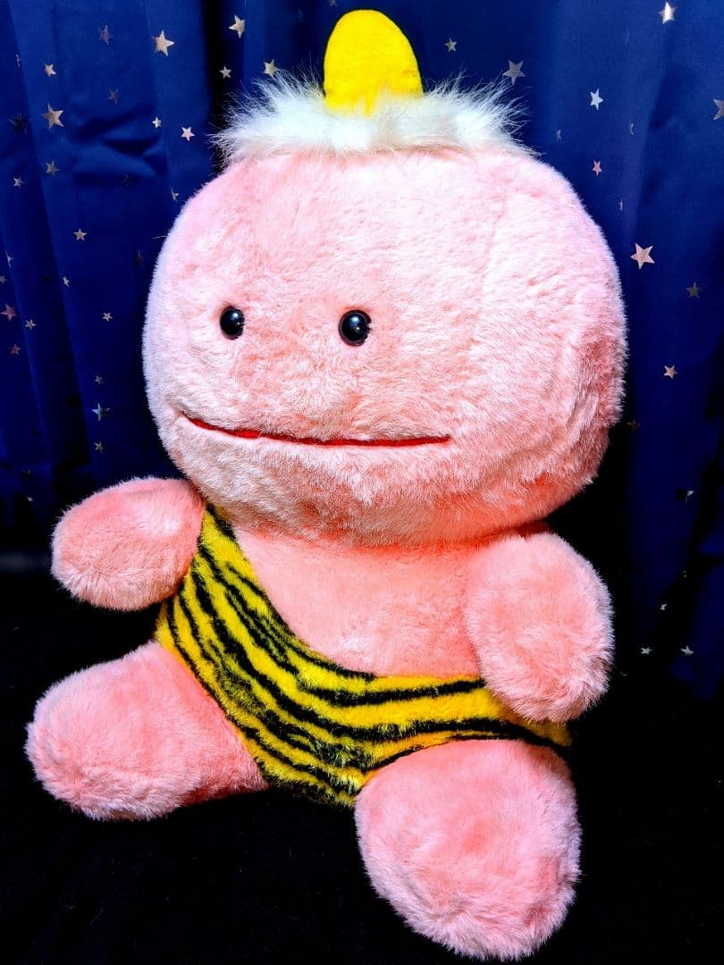 特大 70cm ピカポン ぬいぐるみ セキグチ 昭和レトロ 人形 ビンテージ