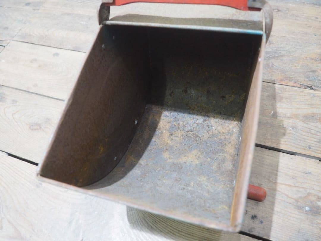 1393 アンティーク　コールボックス　炭入れ　バケツ　薪ストーブ　暖炉　レトロ