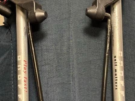 【GWセール】ONOFF オノフ キャディバッグ OB0324 ネイビー/レッド