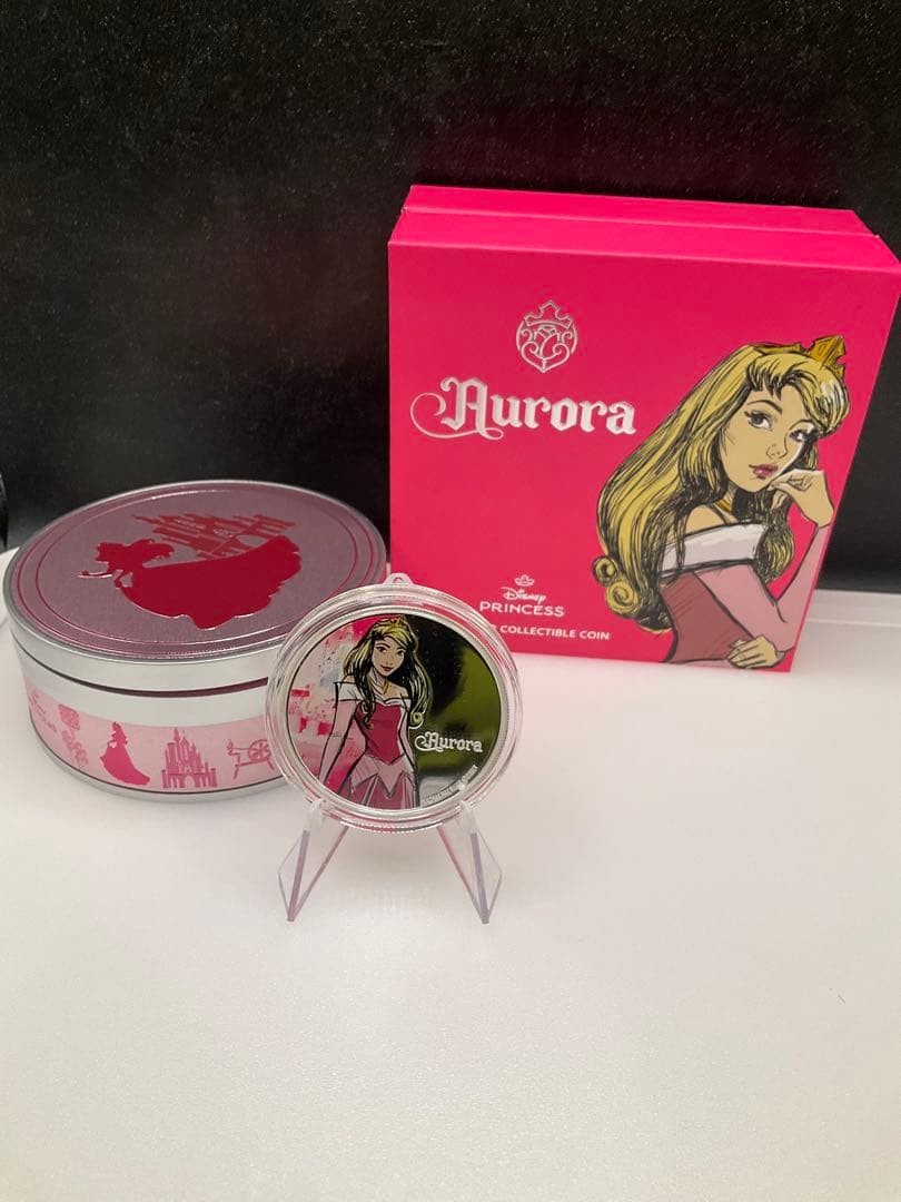 2024年ニウエ　ディズニープリンセス　オーロラ姫　1オンスプルーフ銀貨