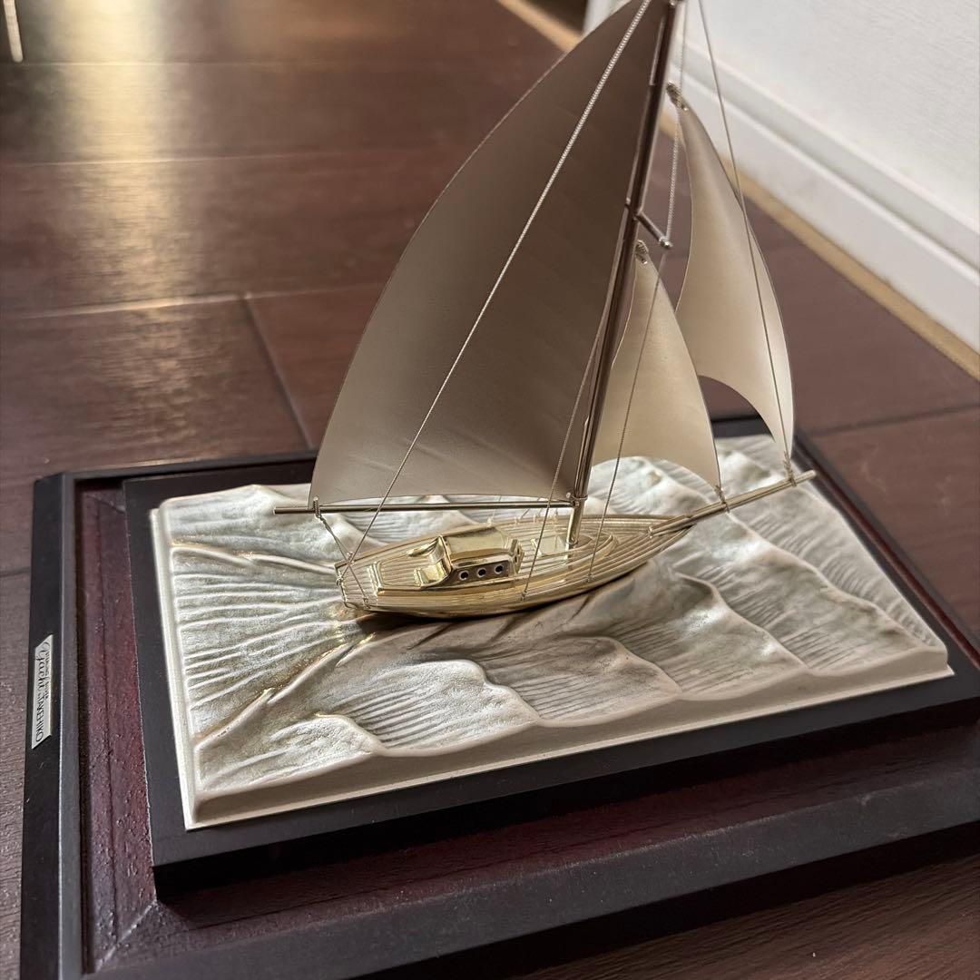武比古TAKEHIKOヨットシリーズ精巧で瀟洒SILVER985銀細工略歴書付