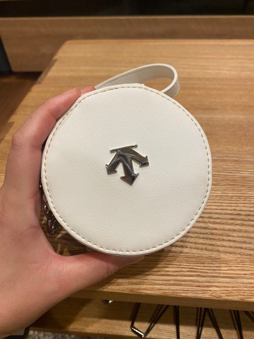 小物入れ ストロー風素材 アクセサリーホルダー デサントゴルフ