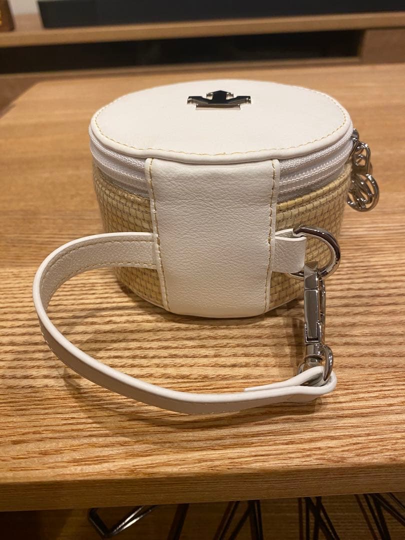 小物入れ ストロー風素材 アクセサリーホルダー デサントゴルフ