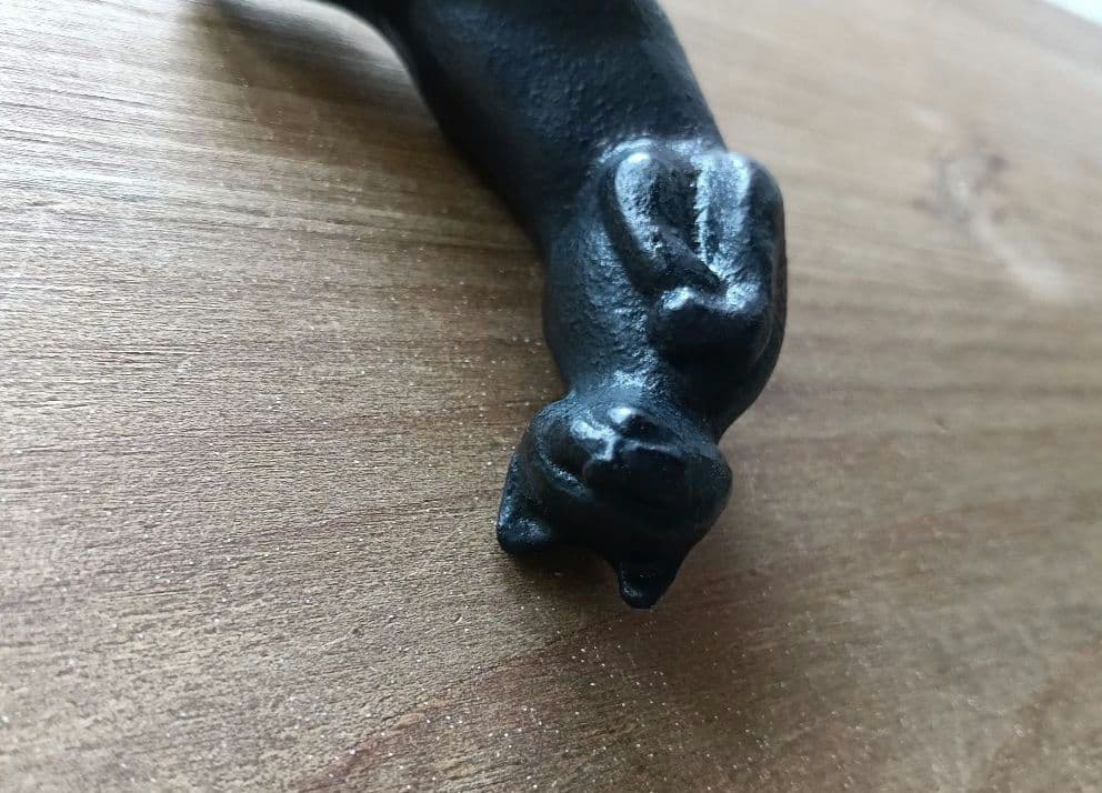 MIKIMOTO 猫の文鎮 「以猫伝心」 南部鉄器