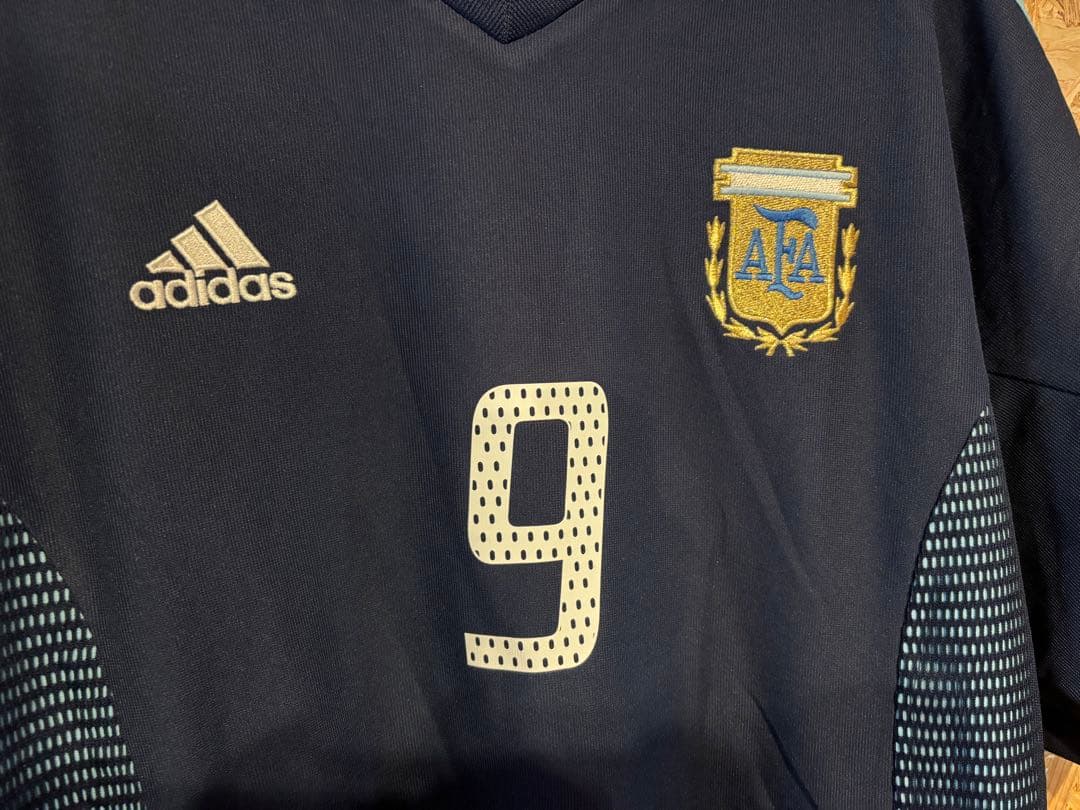 アルゼンチン代表 2002 バティストゥータ 9 アウェイ　ユニフォーム