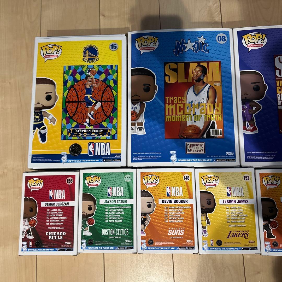 Funko POP! NBA・SLAM フィギュア9体まとめ売り 箱あり　未開封