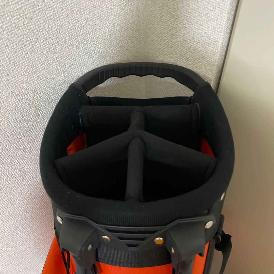 新品未使用　スコッティキャメロン　キャディバッグ　スタンド式　オレンジ