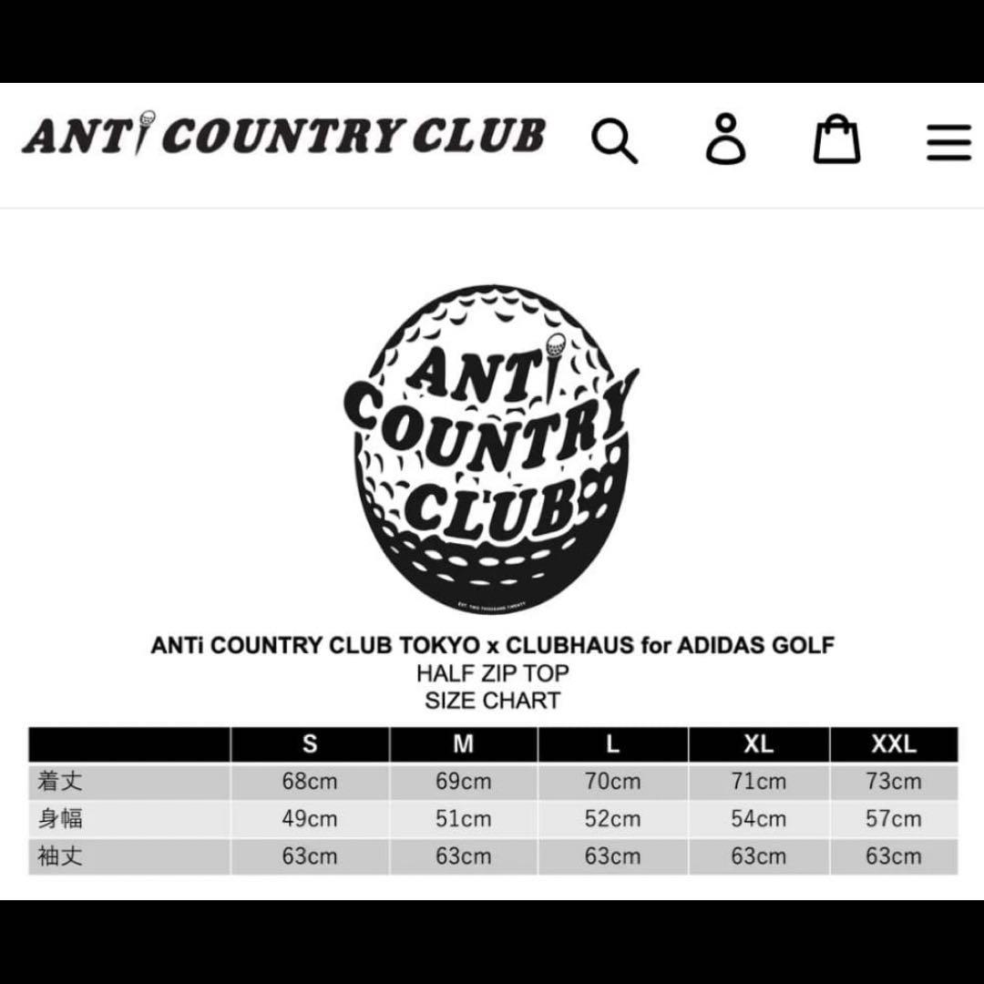 XL)CLUBHAUS x ANTi COUNTRY CLUB × ADIDAS