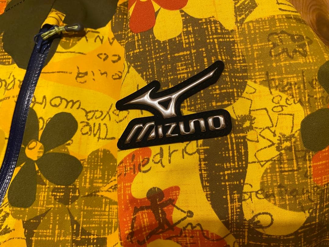 【美品】MIZUNO 花柄　スキーウェア スノーボードウェア　S ブレスサーモ