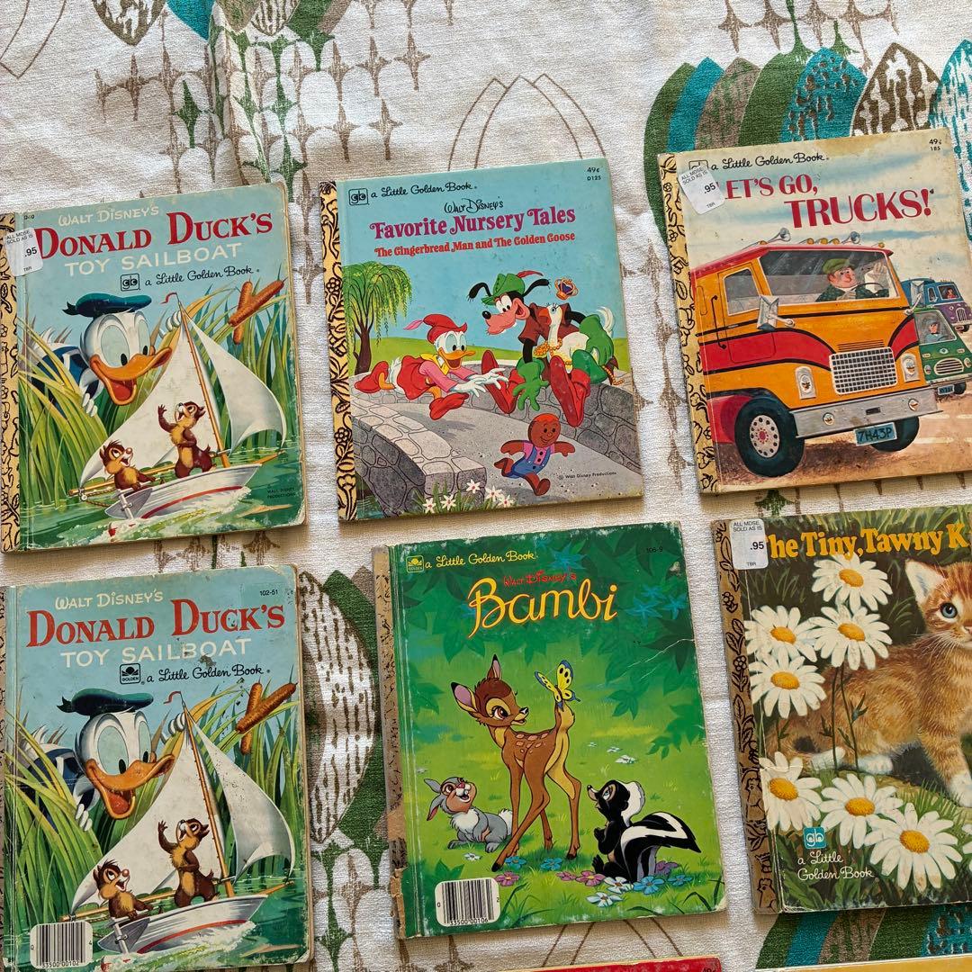 貴重！60's〜70's アメリカヴィンテージ　ディズニー絵本12冊セット　古本