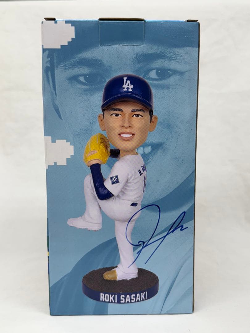 【ドジャースタジアム限定】8/4 限定 佐々木朗希　記念 ボブルヘッド
