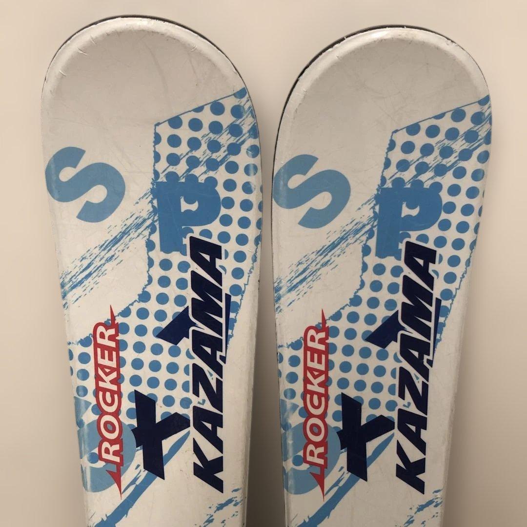 子供用 KAZAMA スキー板106・靴21〜22㎝・ストック81㎝