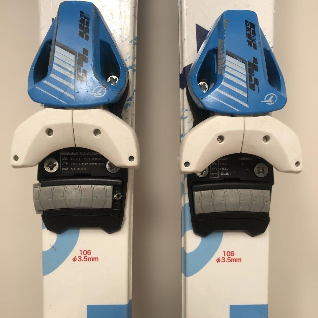 子供用 KAZAMA スキー板106・靴21〜22㎝・ストック81㎝