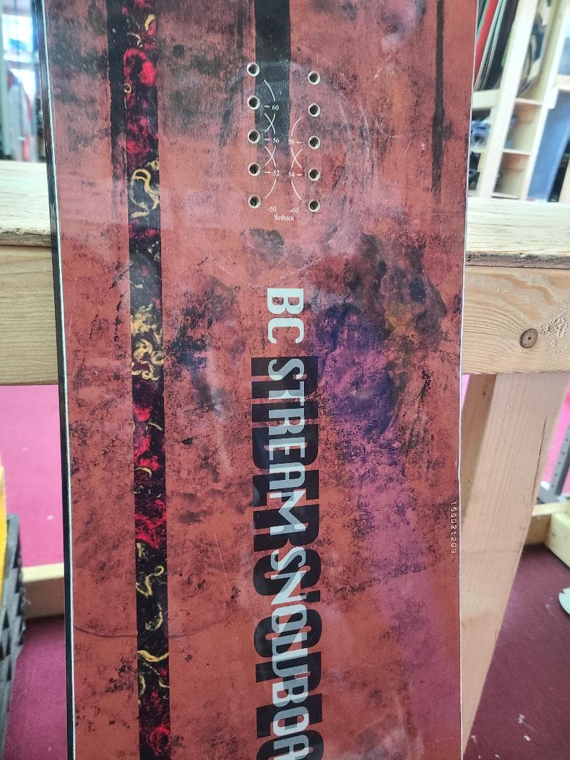 スノーボード 155cm BC STREAM RIDER'S SPEC WDR