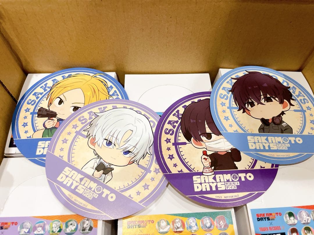 SAKAMOTO DAYS サカモトデイズ　タワレコ　缶バッジコレクション