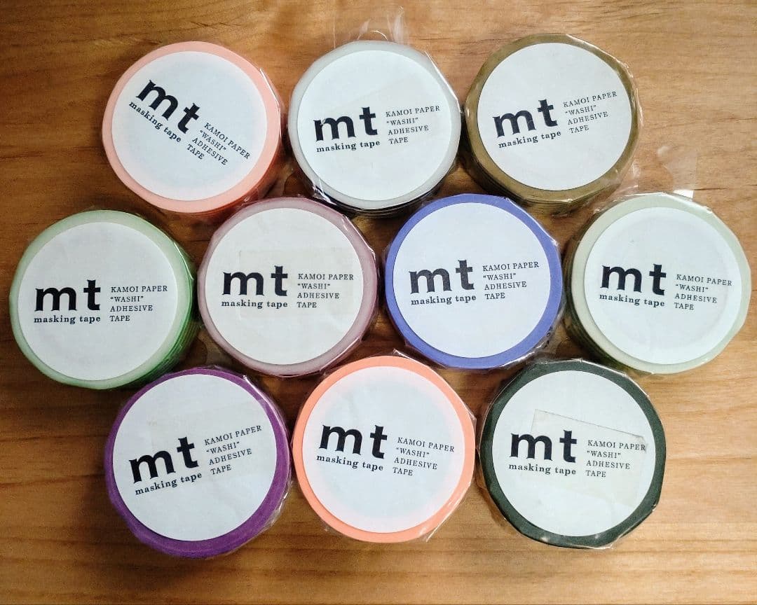 914.新品　mt　マスキングテープ　廃盤ボーダー　40個