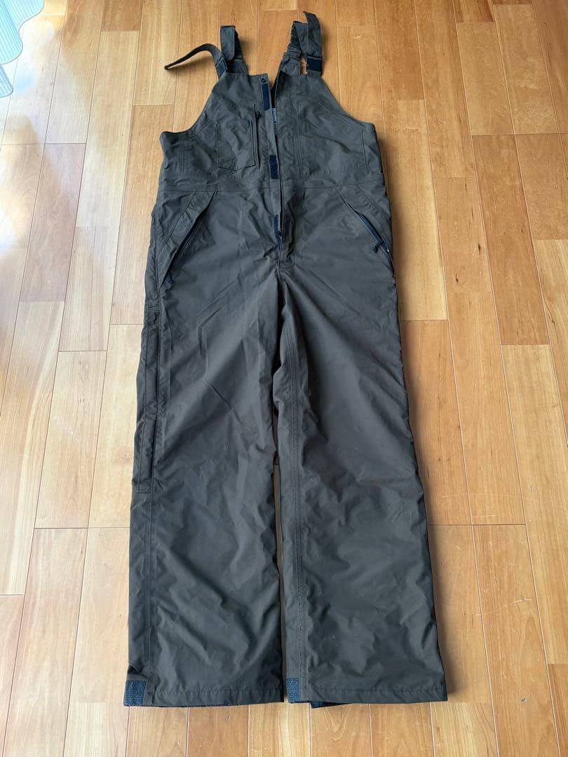 green Clothing Co. ビブパンツ、ダークグレー Lサイズ