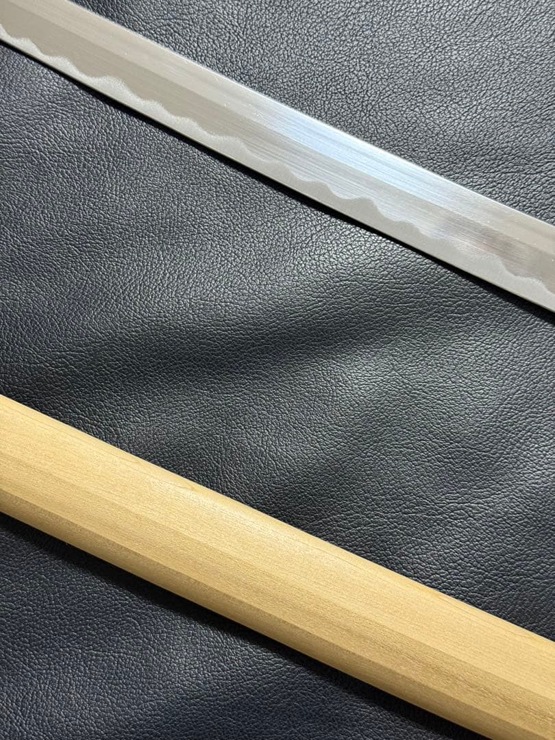 刀　かたな　剣　けん　美品　軽い　白鞘　中尺　模造刀　模擬刀　舞踊　芝居