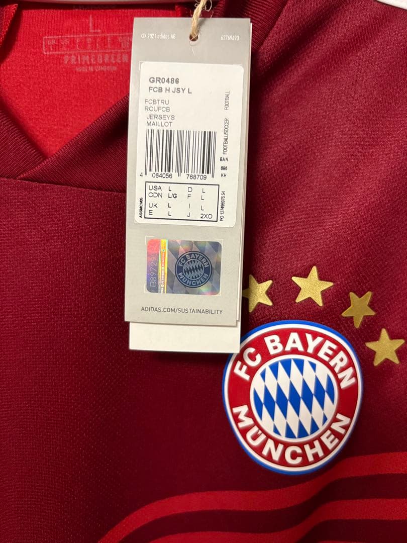 FCバイエルン・ミュンヘン ザネ 10番 Lサイズ ユニフォーム