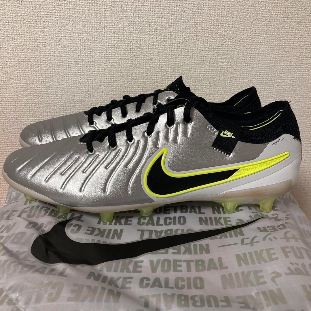 NIKE ティエンポレジェンド10エリート AG-PRO 26.5㎝ 人工芝　銀
