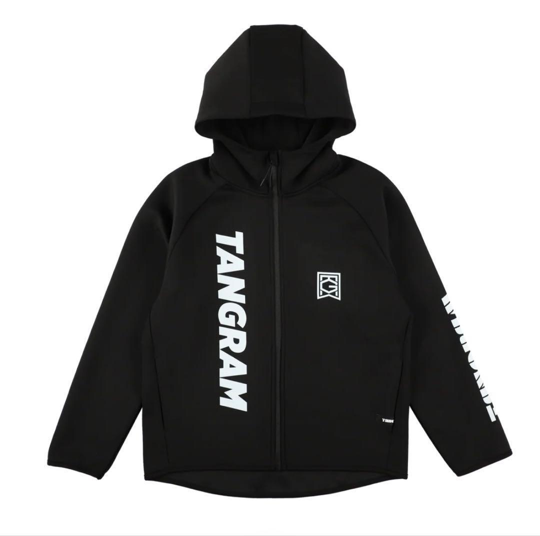 TANGRAM LOGO FULL ZIP HOODIE ブラックXL