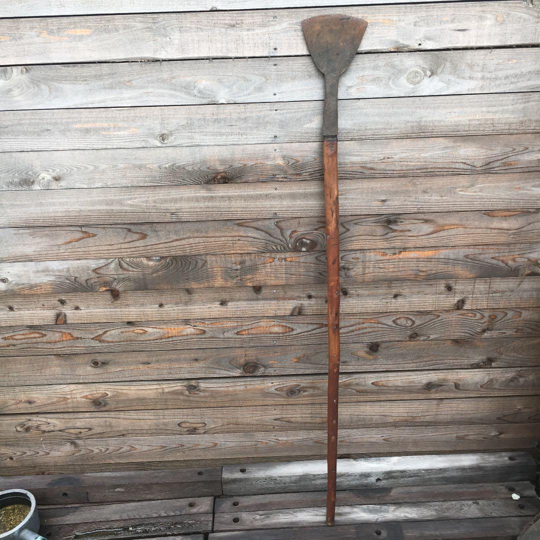 アンティーク杉の木皮剥道具