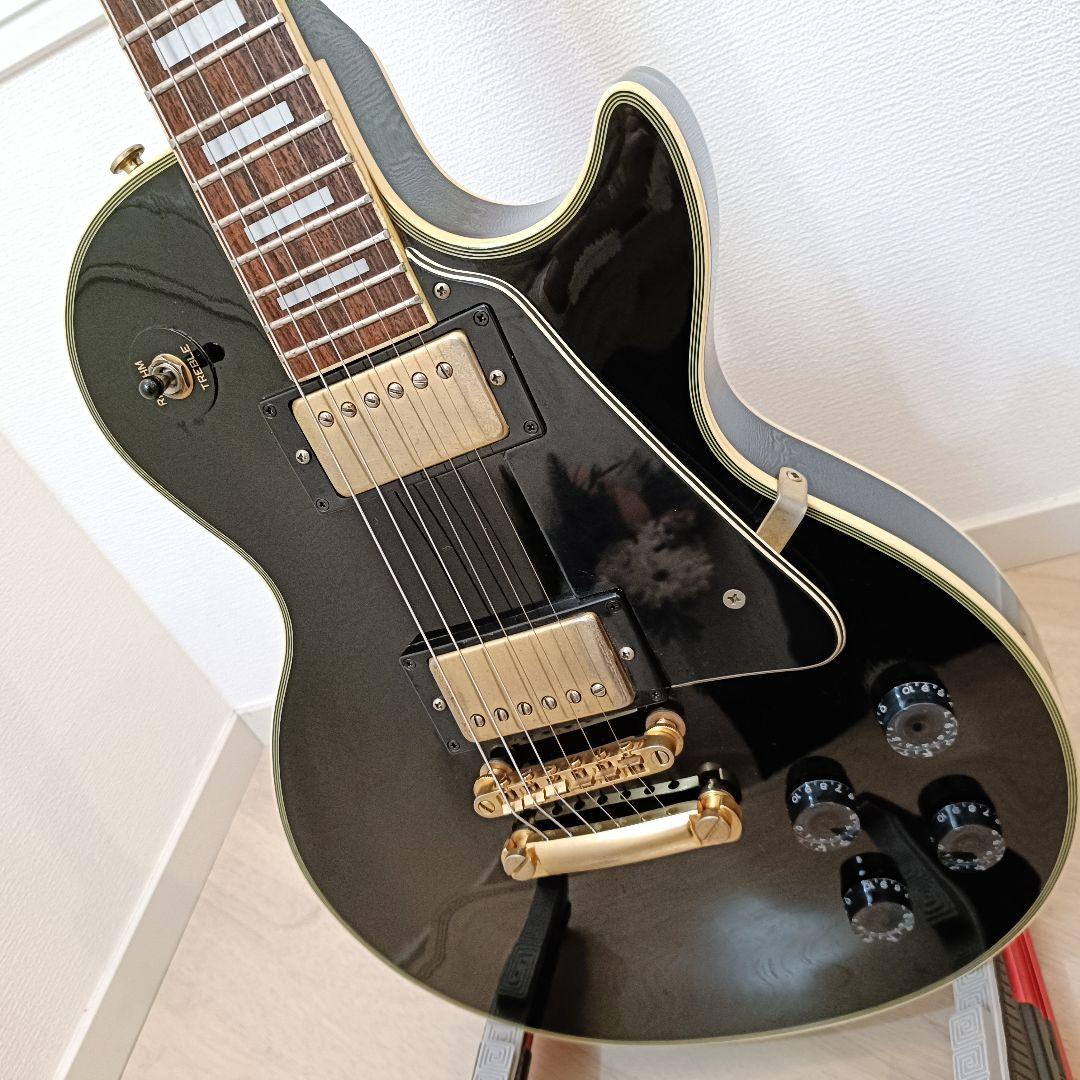 【メンテ済】Epiphone Les Paul CUSTOM ブラック