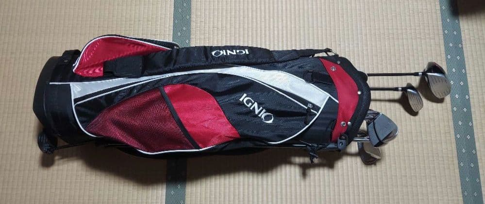 木曜割引‼️【送料込み】IGNIO 超軽量キャディバッグ 付き初級者セット