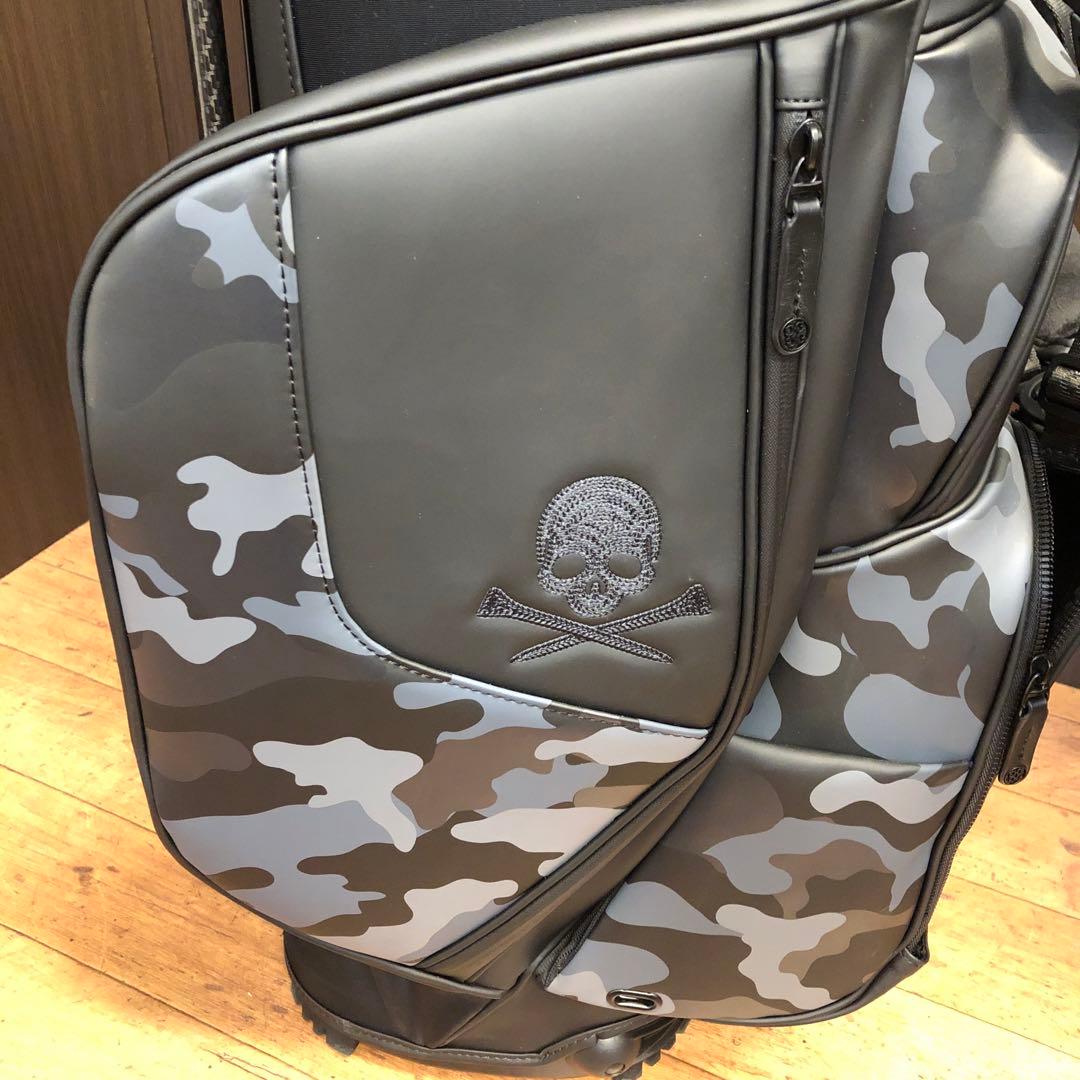 【新品】ジーフォア カモフラージュ柄 キャディバッグ ブラック